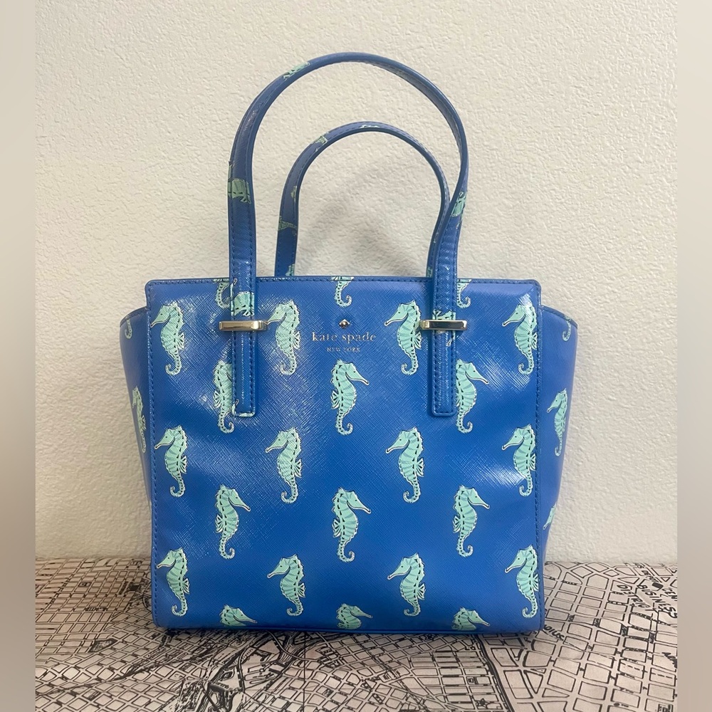 Kate Spade RARE Seahorse Satchel Crossbody